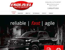 Tablet Screenshot of esquivelauto.com